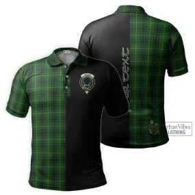 Arthur Tartan Polo Shirt with Family Crest and Half Of Me Style