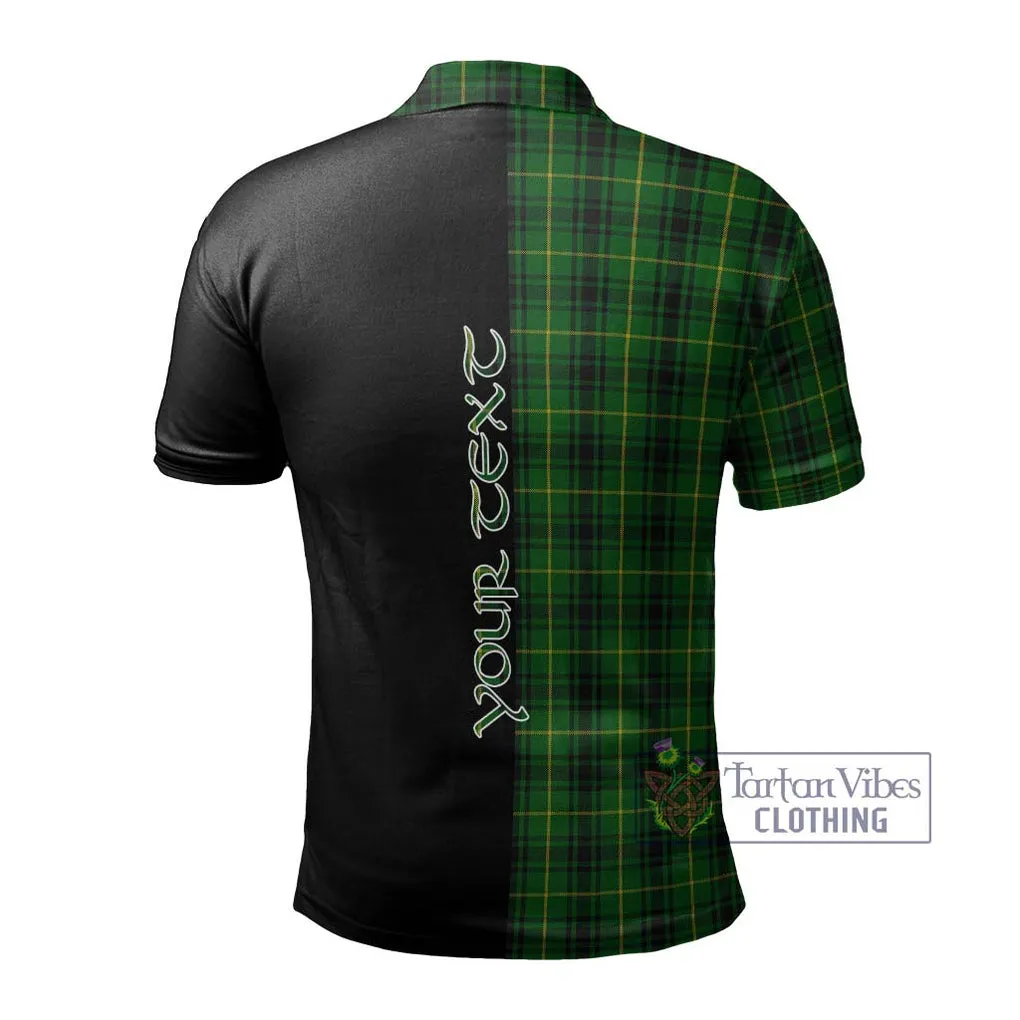 Arthur Tartan Polo Shirt with Family Crest and Half Of Me Style