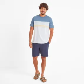 Blaxhall Mens T-Shirt - Blue Dolphin