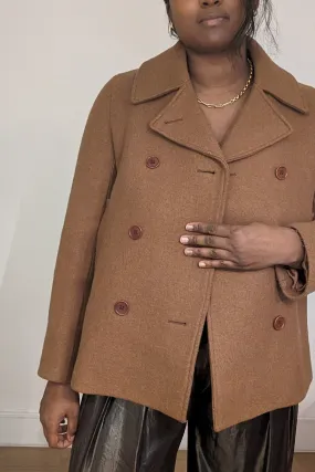 COS CAMEL PEA COAT