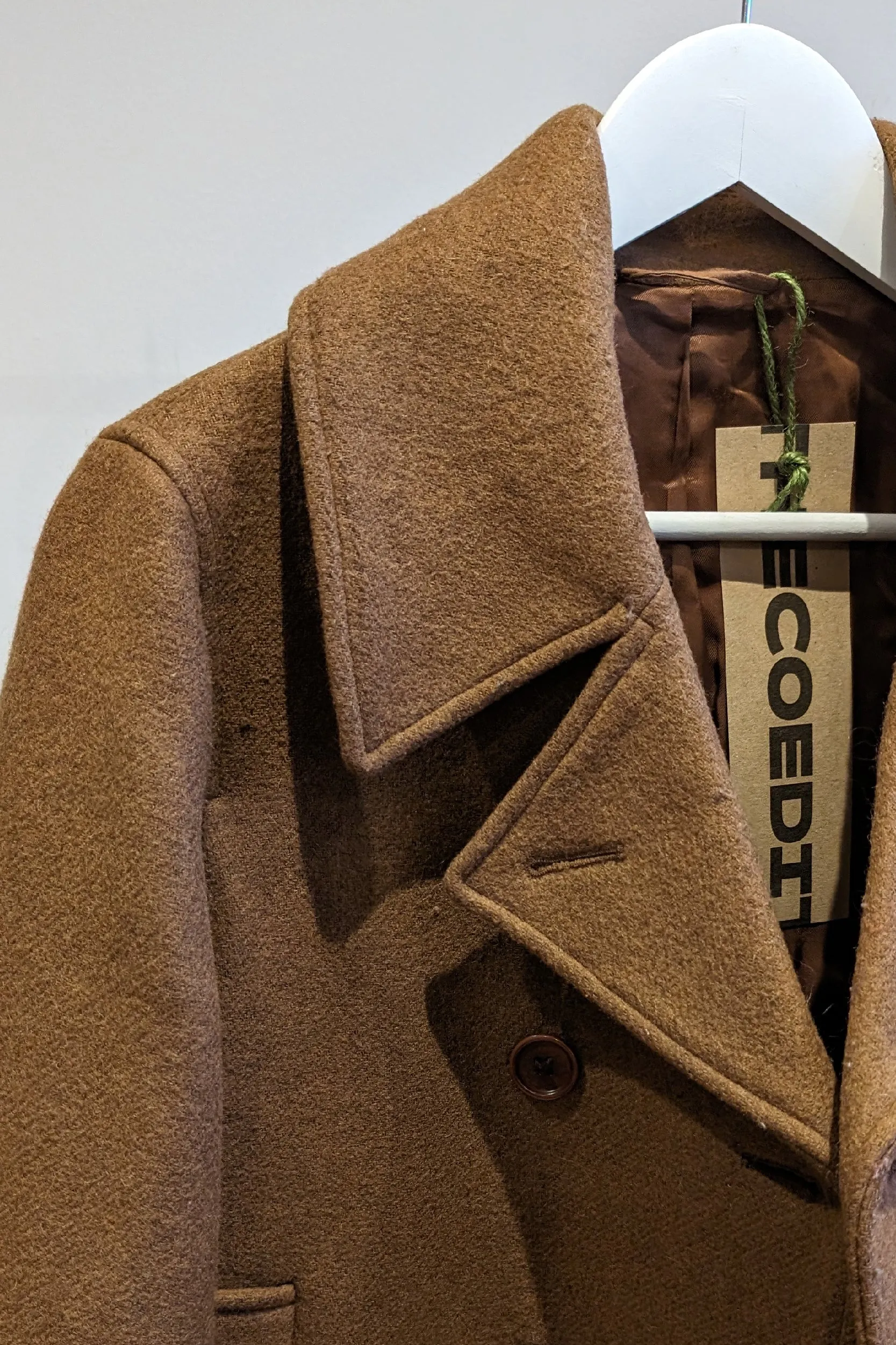 COS CAMEL PEA COAT