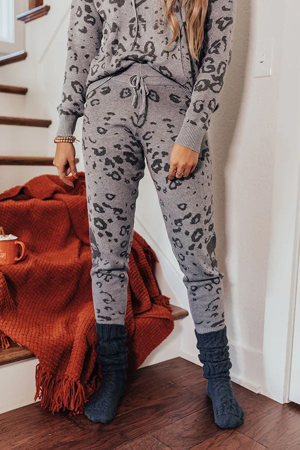 Cozy Surroundings Leopard Joggers