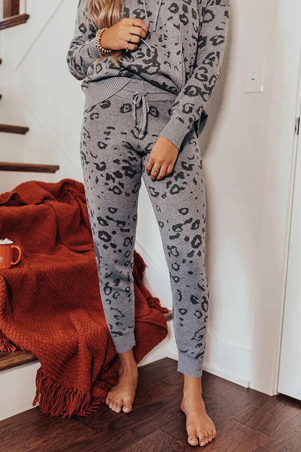 Cozy Surroundings Leopard Joggers