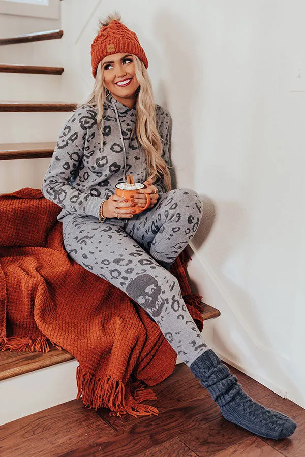 Cozy Surroundings Leopard Joggers