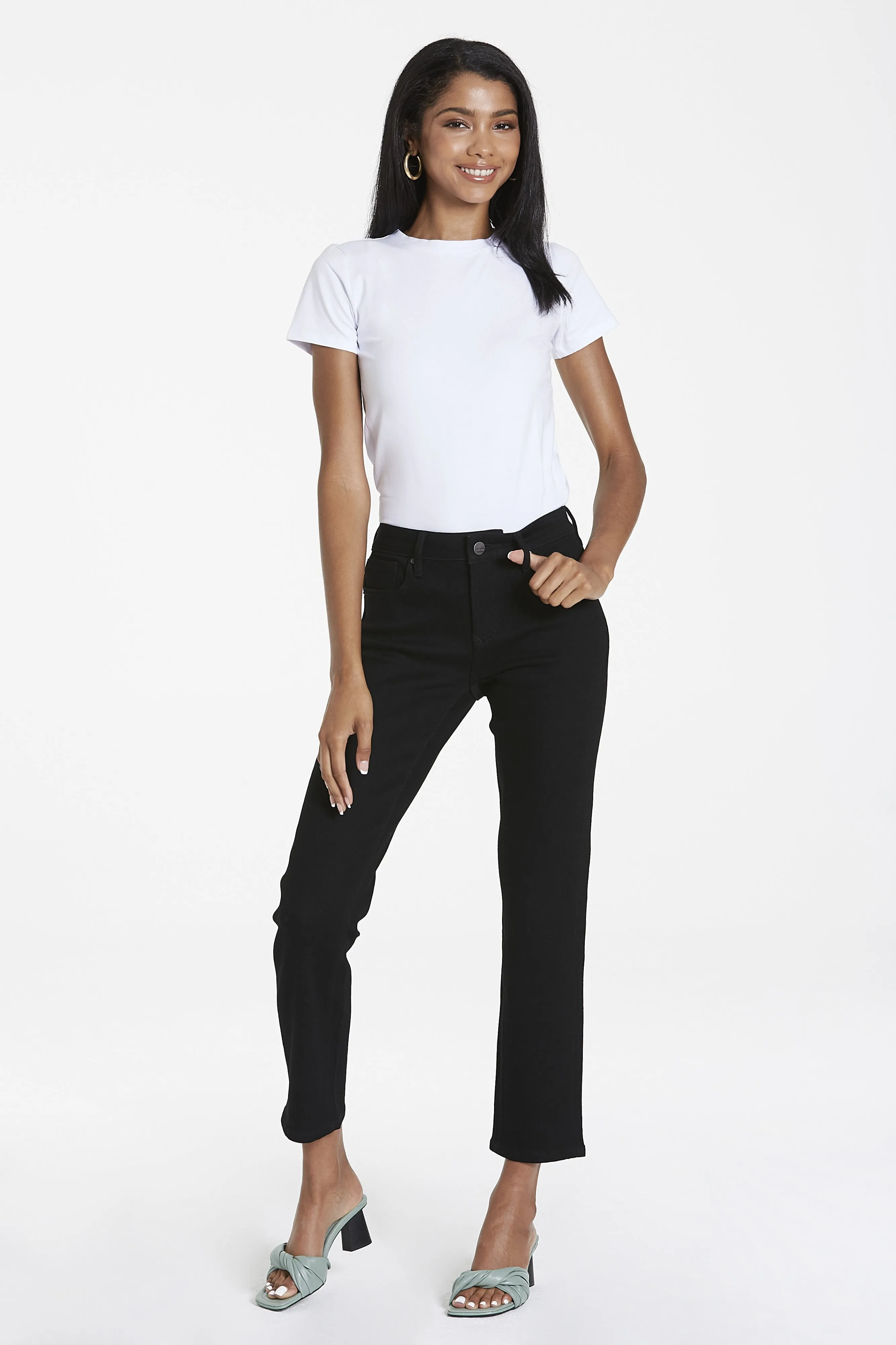 Dear John Blaire Black Arrow High Rise Straight