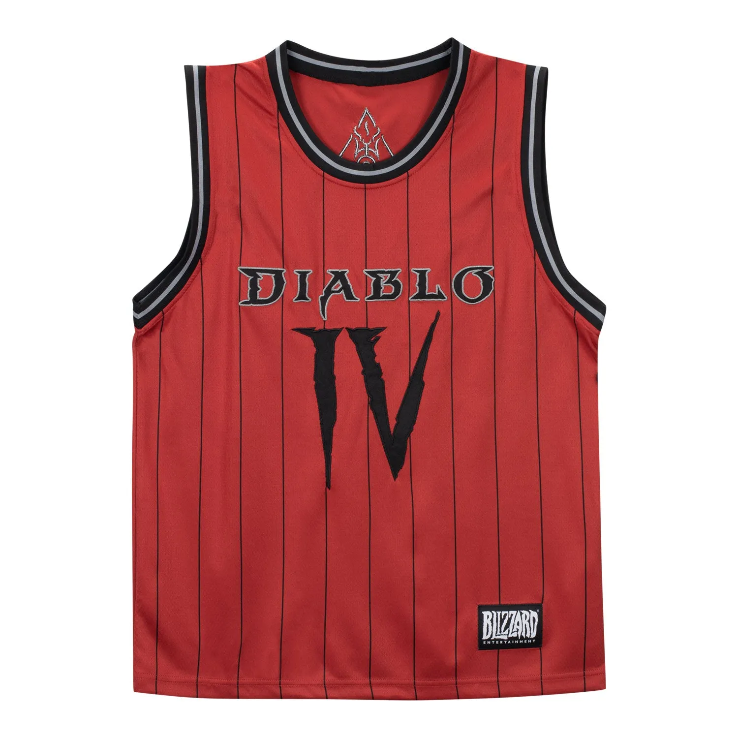 Diablo IV Red Basketball Jersey