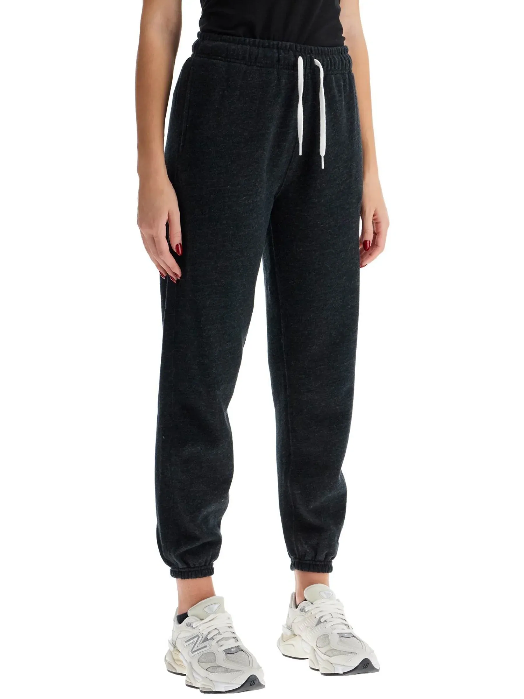 Drawstring Waist Cotton Sweatpants
