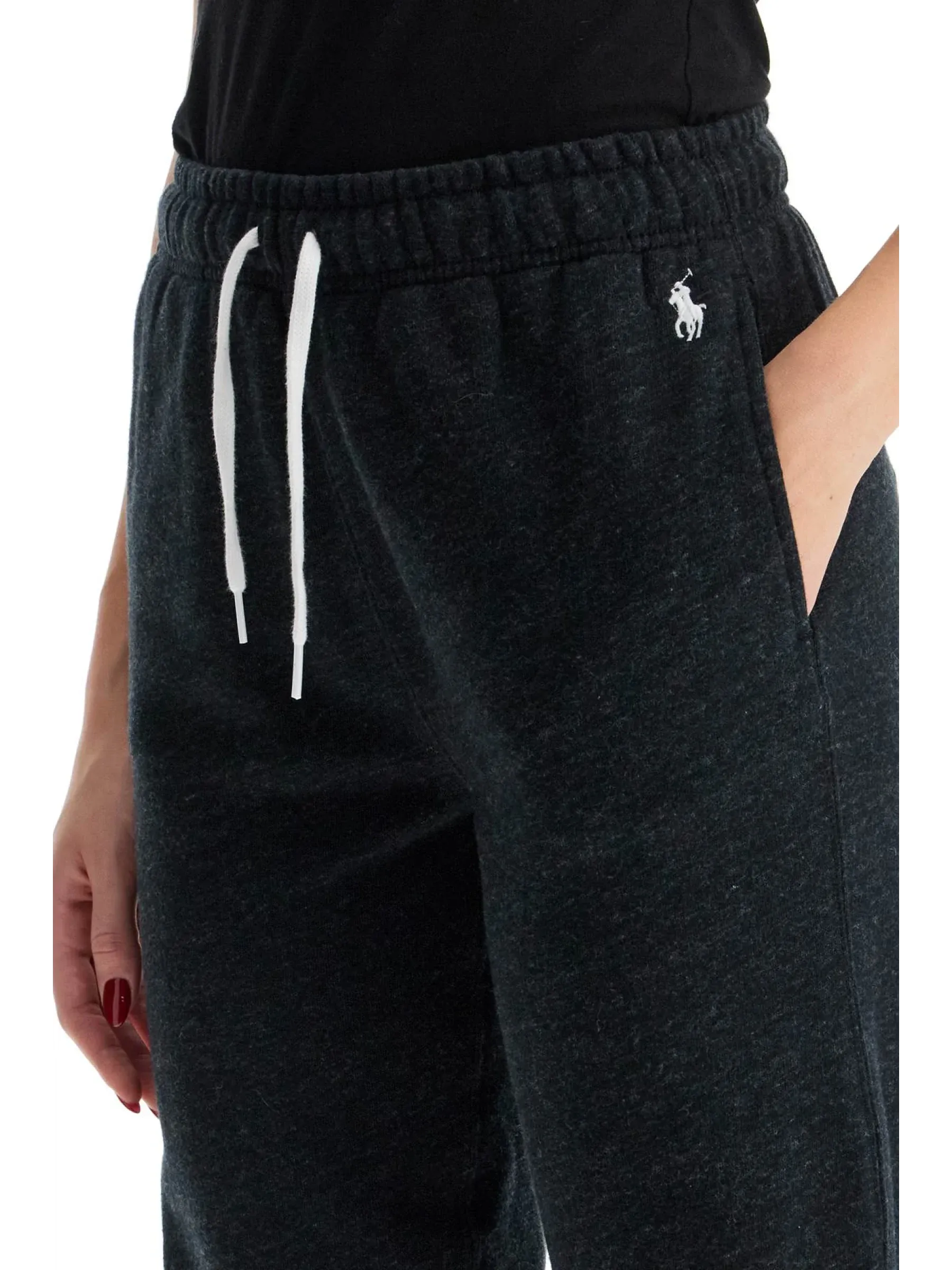 Drawstring Waist Cotton Sweatpants