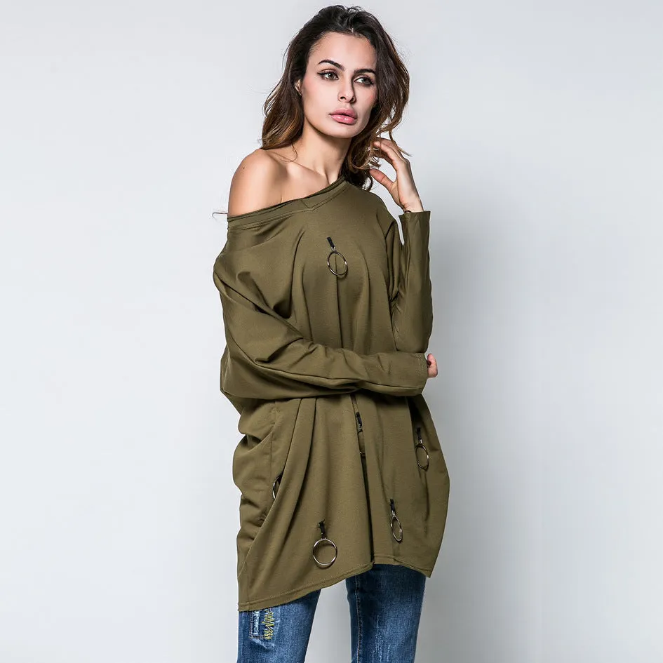 Fashion Solid Color Casual T-Shirt Women Wholesale