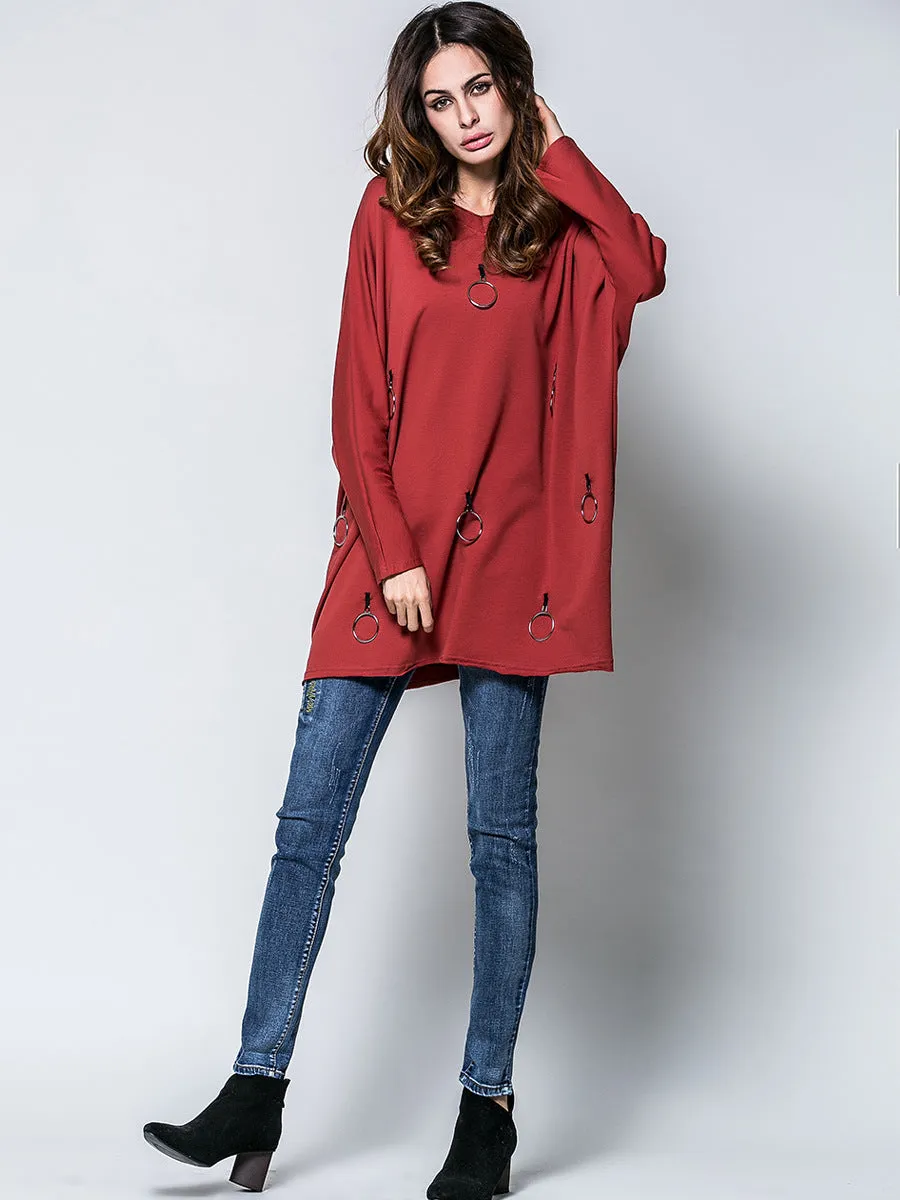 Fashion Solid Color Casual T-Shirt Women Wholesale