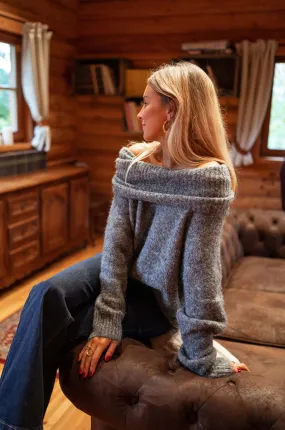 Grey Melan Sweater
