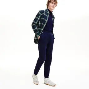 Lacoste Men'S Elasticized Waistband Piqué Fleece Sweatpants - Sinople