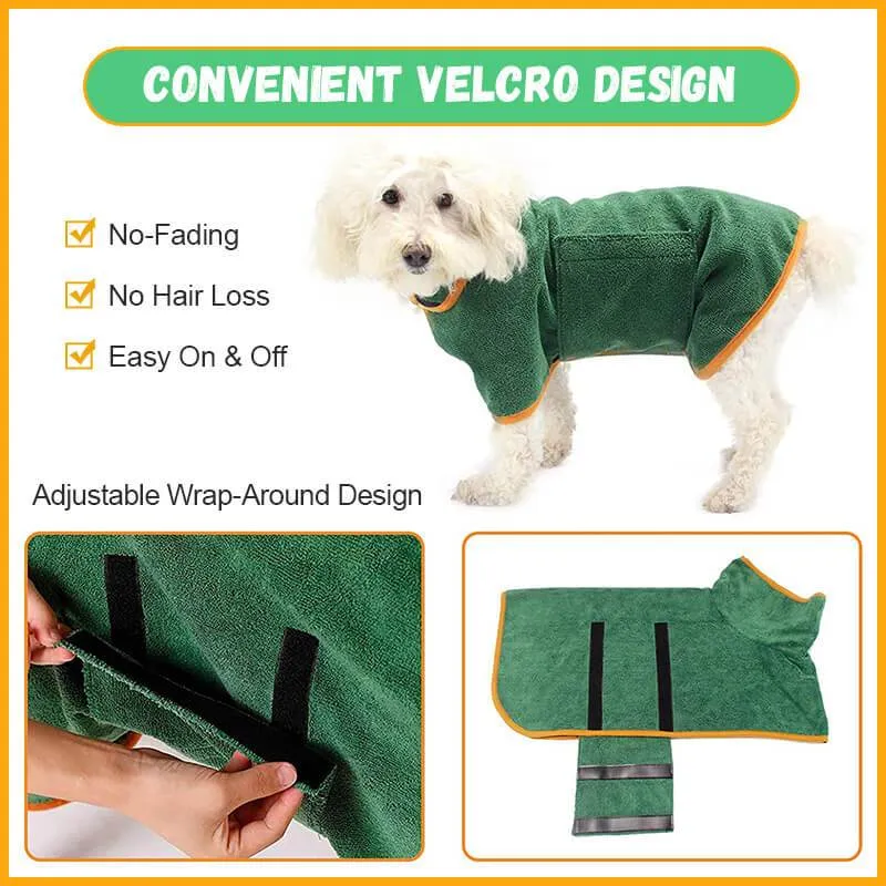 🔥Limited Time Half Price-Super Absorbent Pet Bathrobe🐶