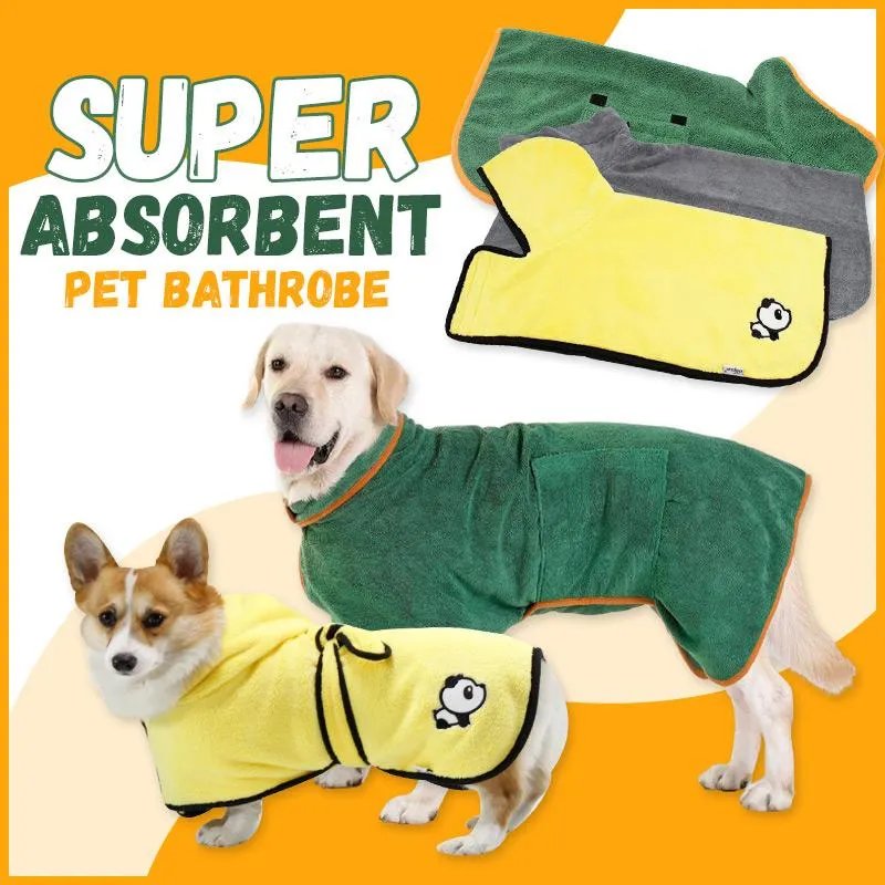 🔥Limited Time Half Price-Super Absorbent Pet Bathrobe🐶