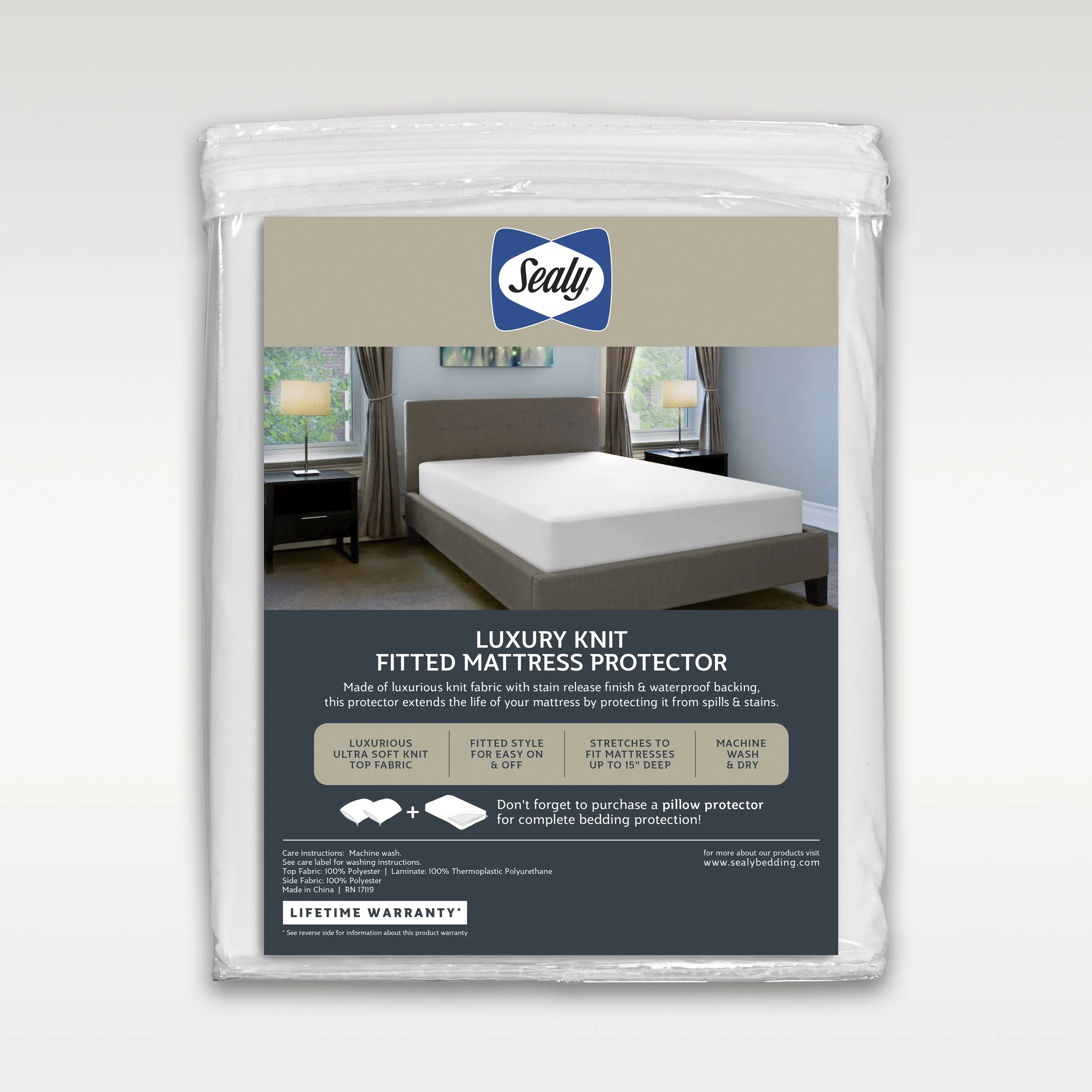 Luxury Knit Mattress Protector