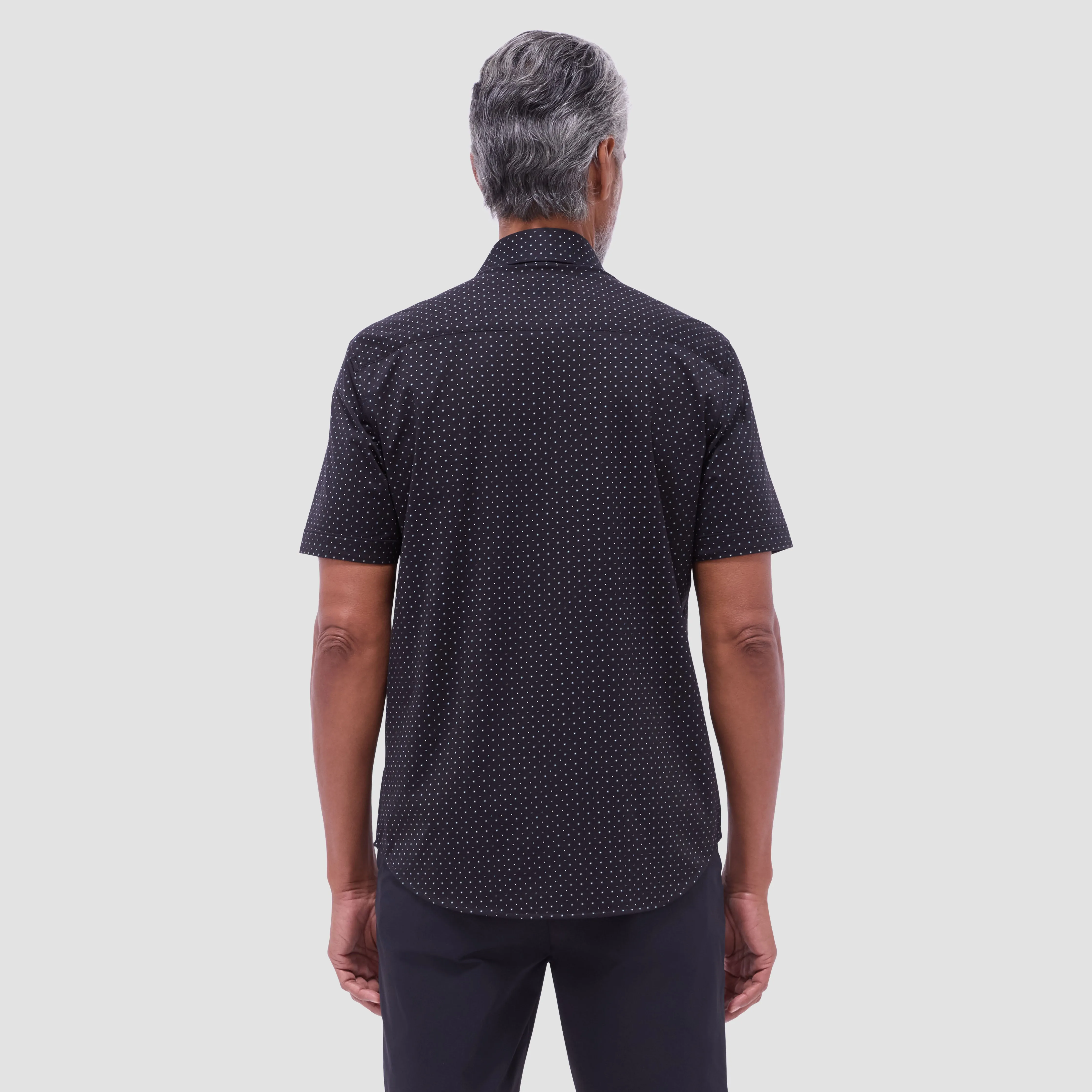 Miles Geometric OoohCotton Short-Sleeve Shirt