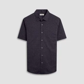 Miles Geometric OoohCotton Short-Sleeve Shirt