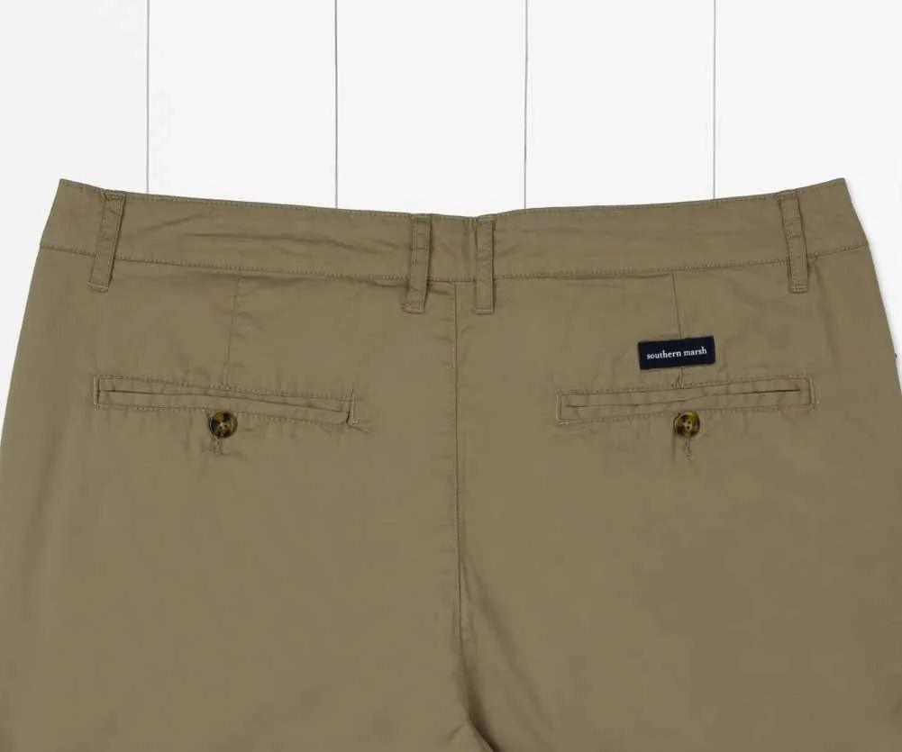 Nantucket Performance Pant in Burnt Taupe by Southern Marsh