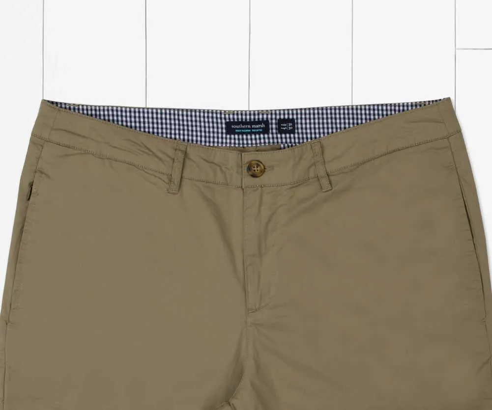 Nantucket Performance Pant in Burnt Taupe by Southern Marsh