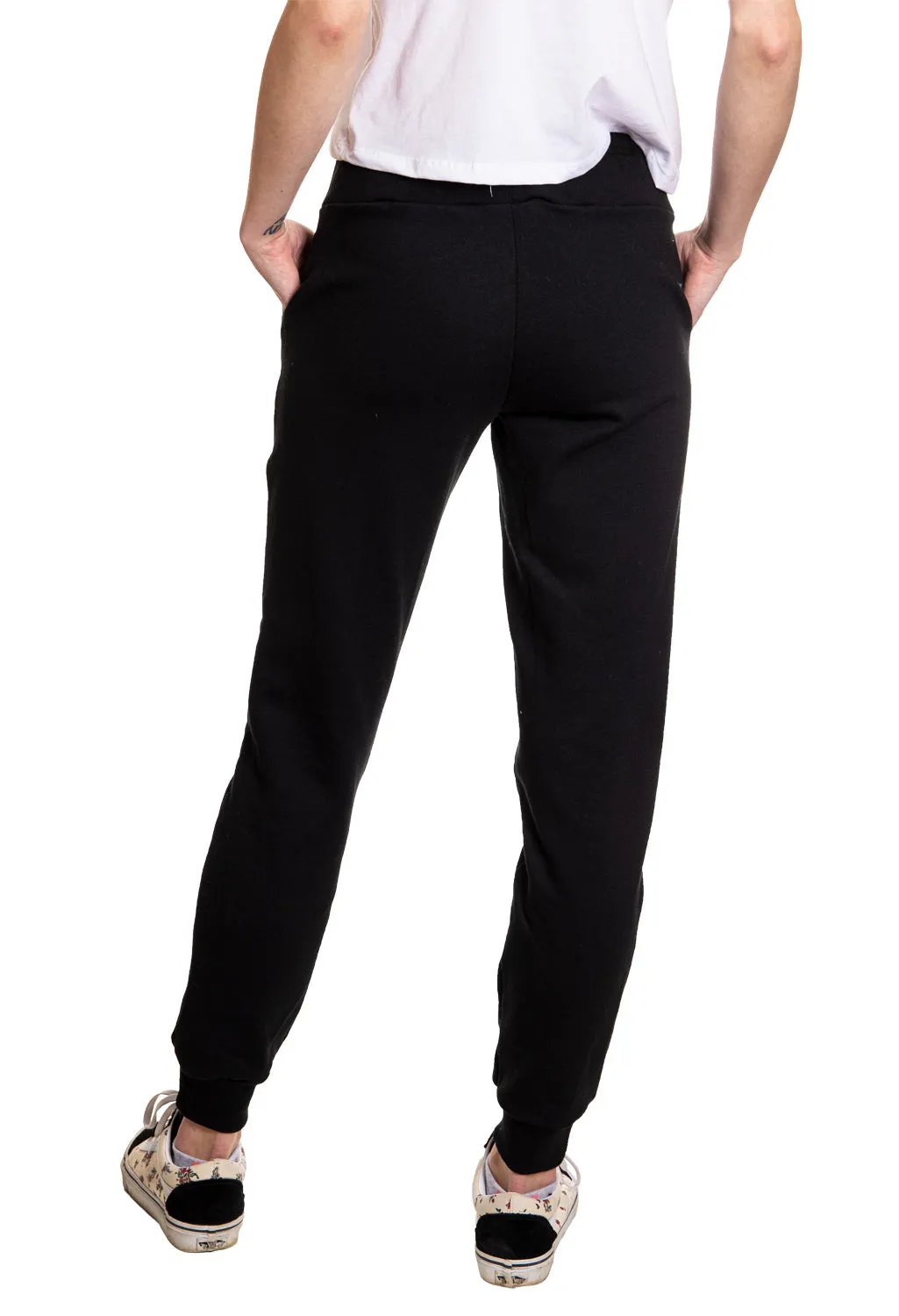 NHL licensed Vegas Golden Knights  Women's Black cuffed joggers