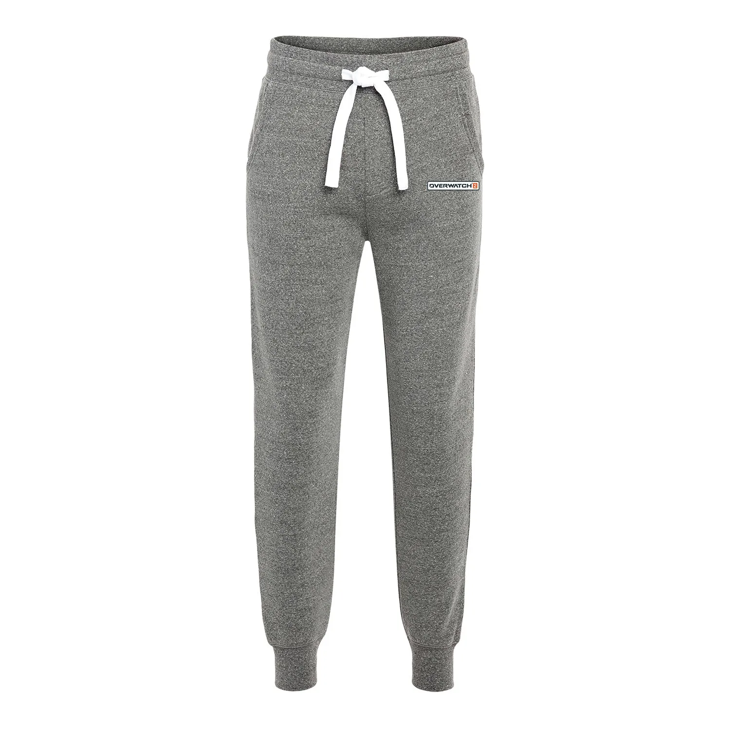 Overwatch 2 Heather Grey Logo Patch Joggers