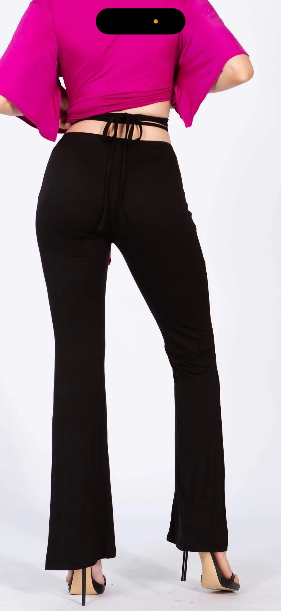Pants with straps to tie around the waist