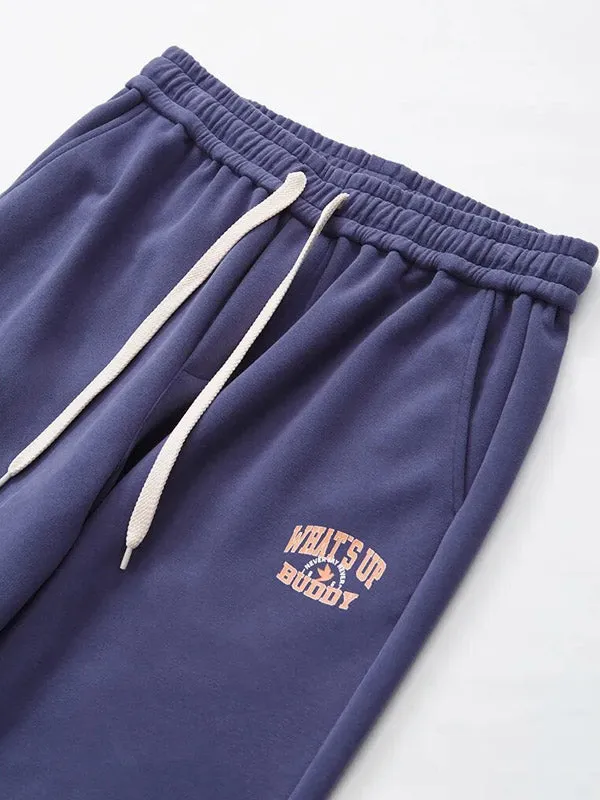 Purple "What's Up Buddy" Fleece Sweatpants