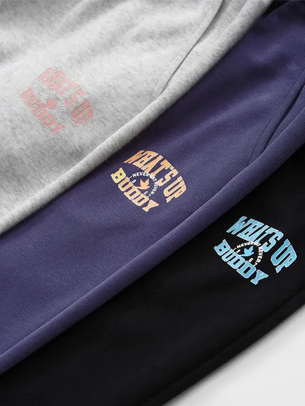 Purple "What's Up Buddy" Fleece Sweatpants