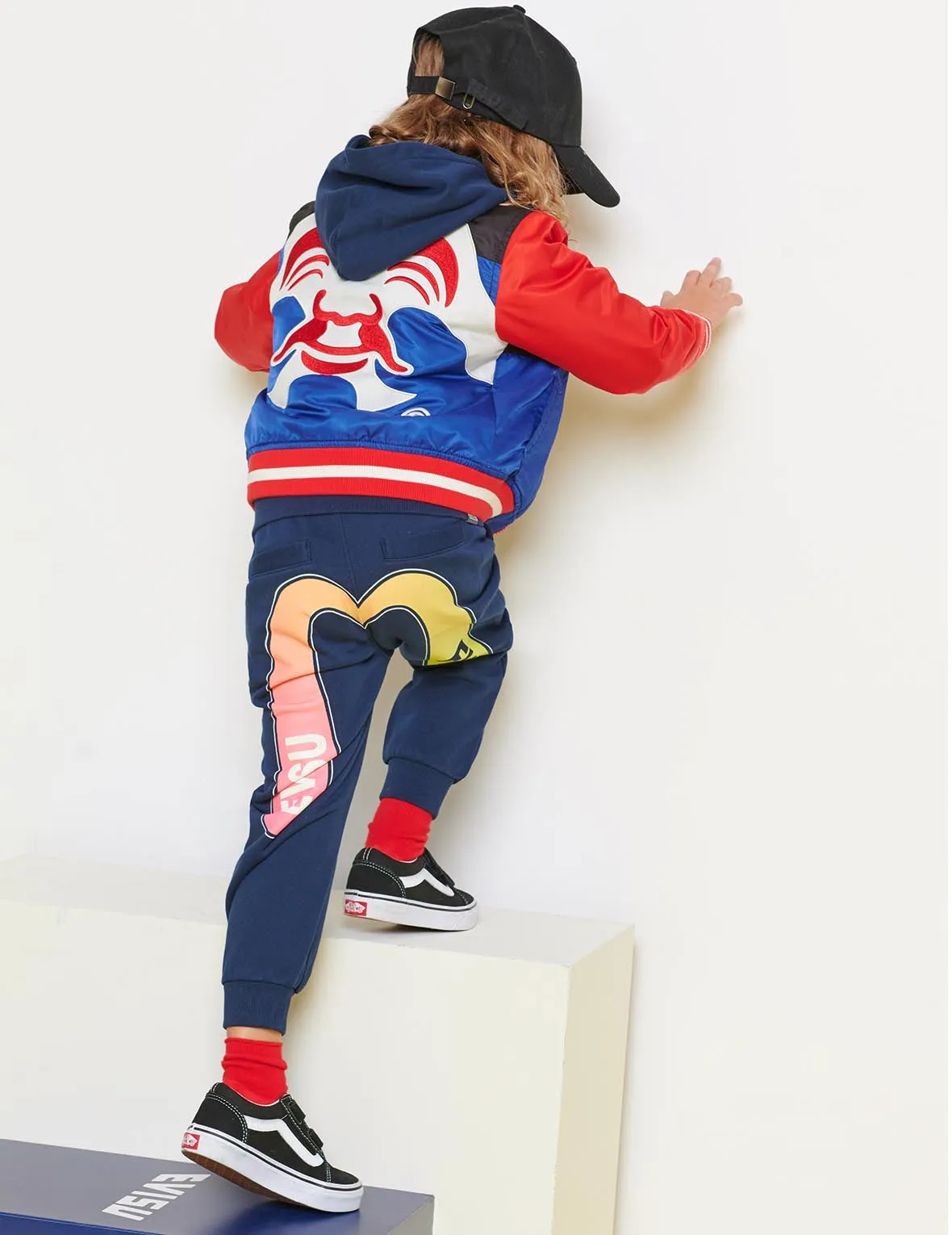 Rainbow Gradient Daicock Print Sweatpants