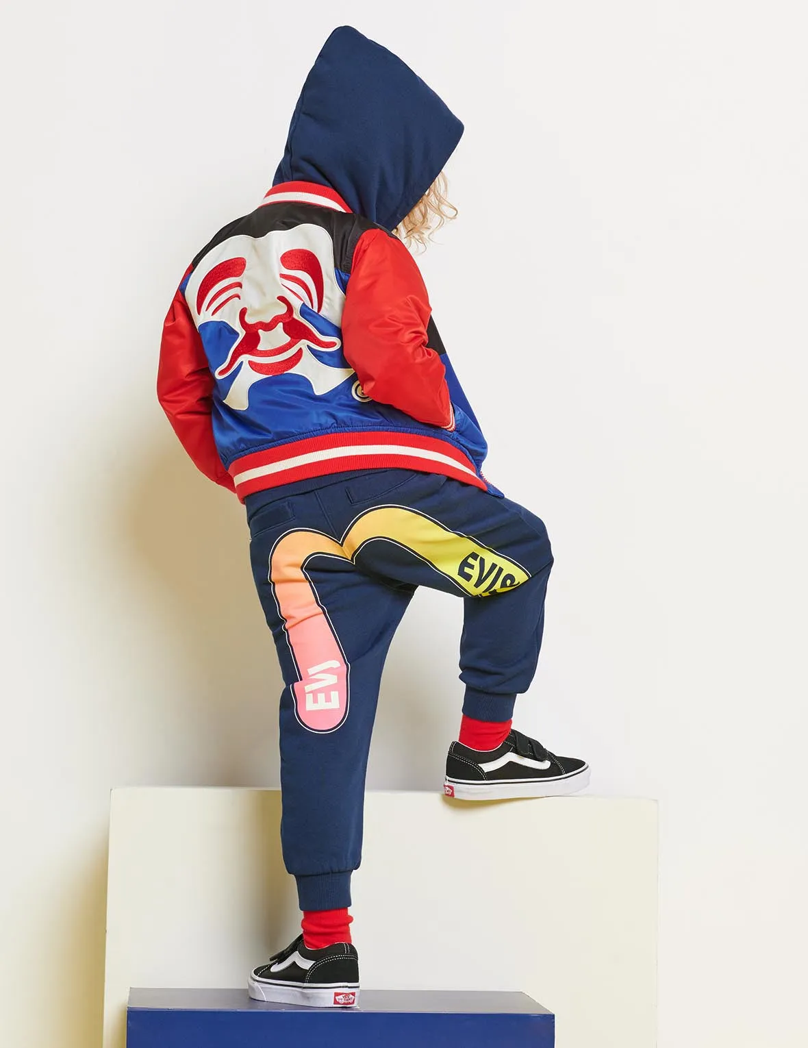 Rainbow Gradient Daicock Print Sweatpants
