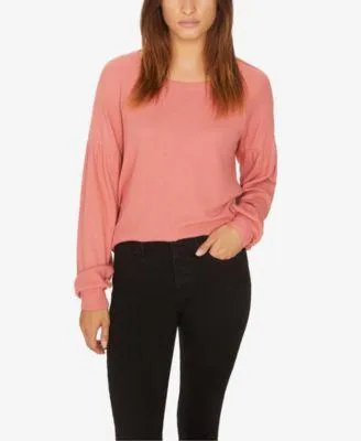 Sanctuary Thermal Bishop-Sleeve Top Babydoll M