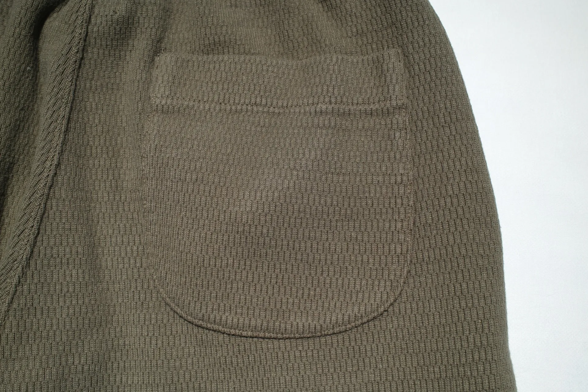 Stevenson Overall Co. Heavyweight Waffle Thermal Sweatpants (Olive)