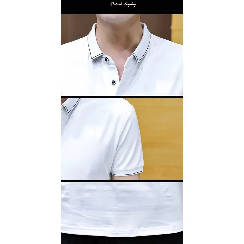 Summer Cotton T-Shirt Men's Slim Fit