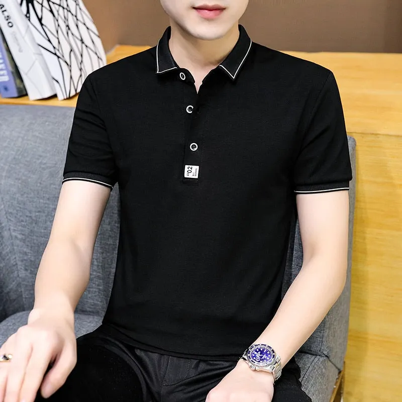 Summer Cotton T-Shirt Men's Slim Fit