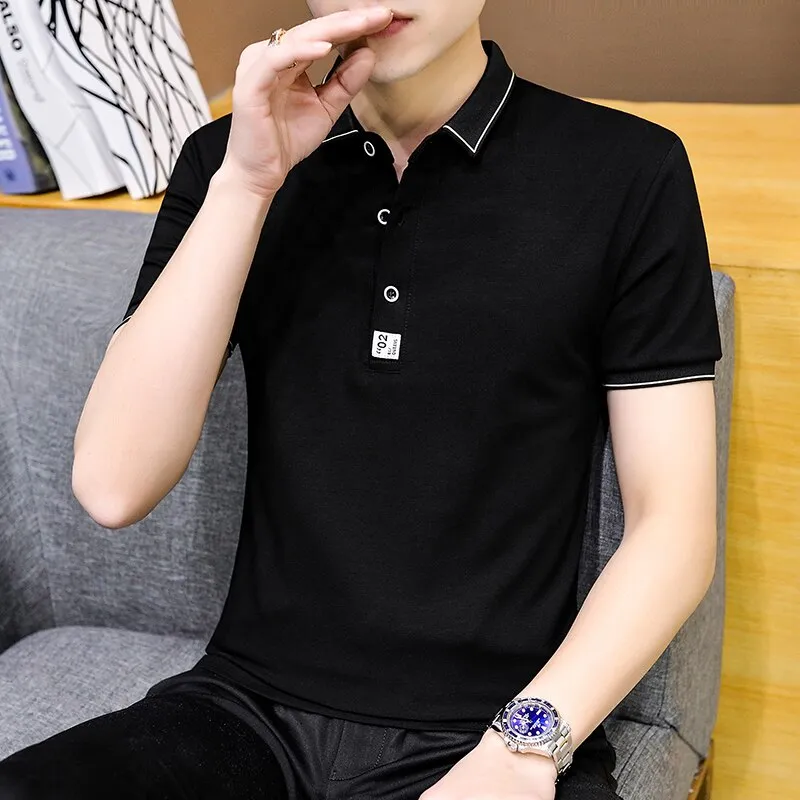 Summer Cotton T-Shirt Men's Slim Fit