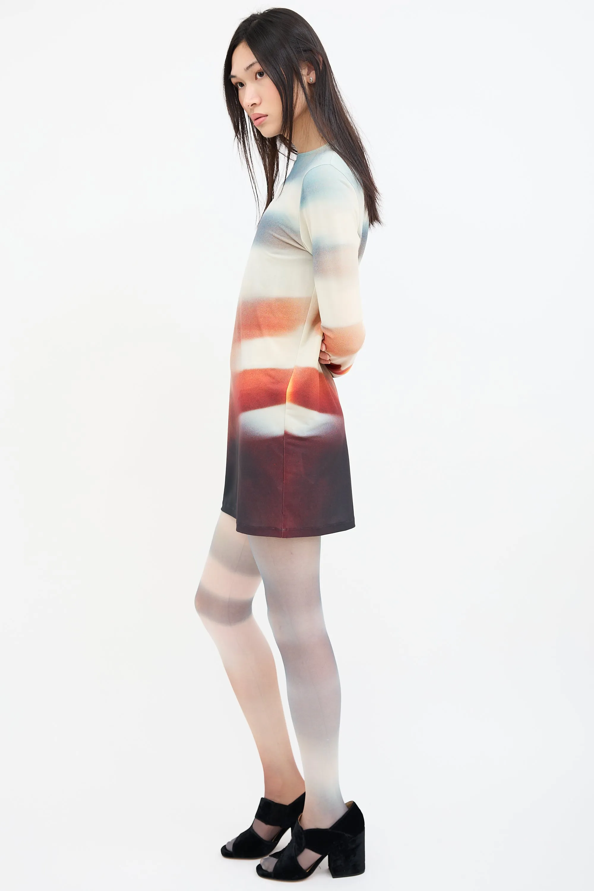Teal & Orange Light Leak Tights