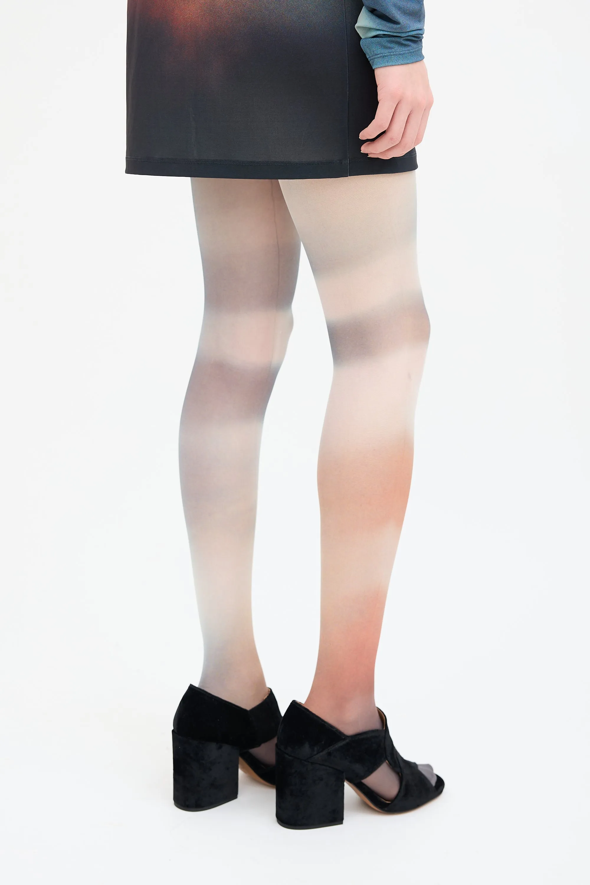 Teal & Orange Light Leak Tights