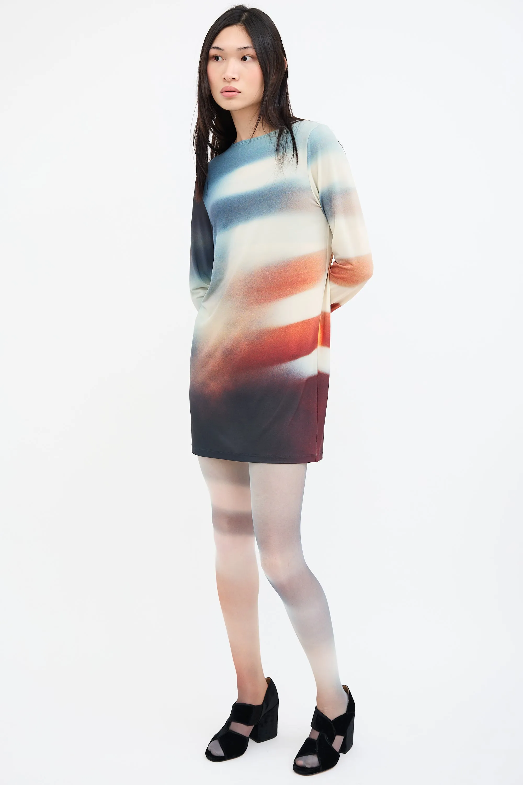 Teal & Orange Light Leak Tights