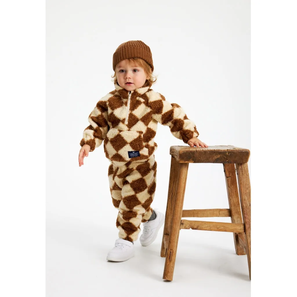 TNSLonzo Teddy Bukser - Toffee Check AOP