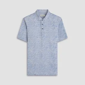 Vincent Double-Sided Leaf & Palm OoohCotton Polo Shirt